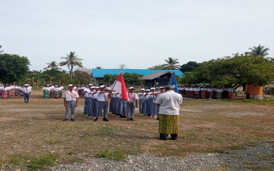 Momen Sumpah Pemuda OSIS SMANSA AMBAL di Lantik.